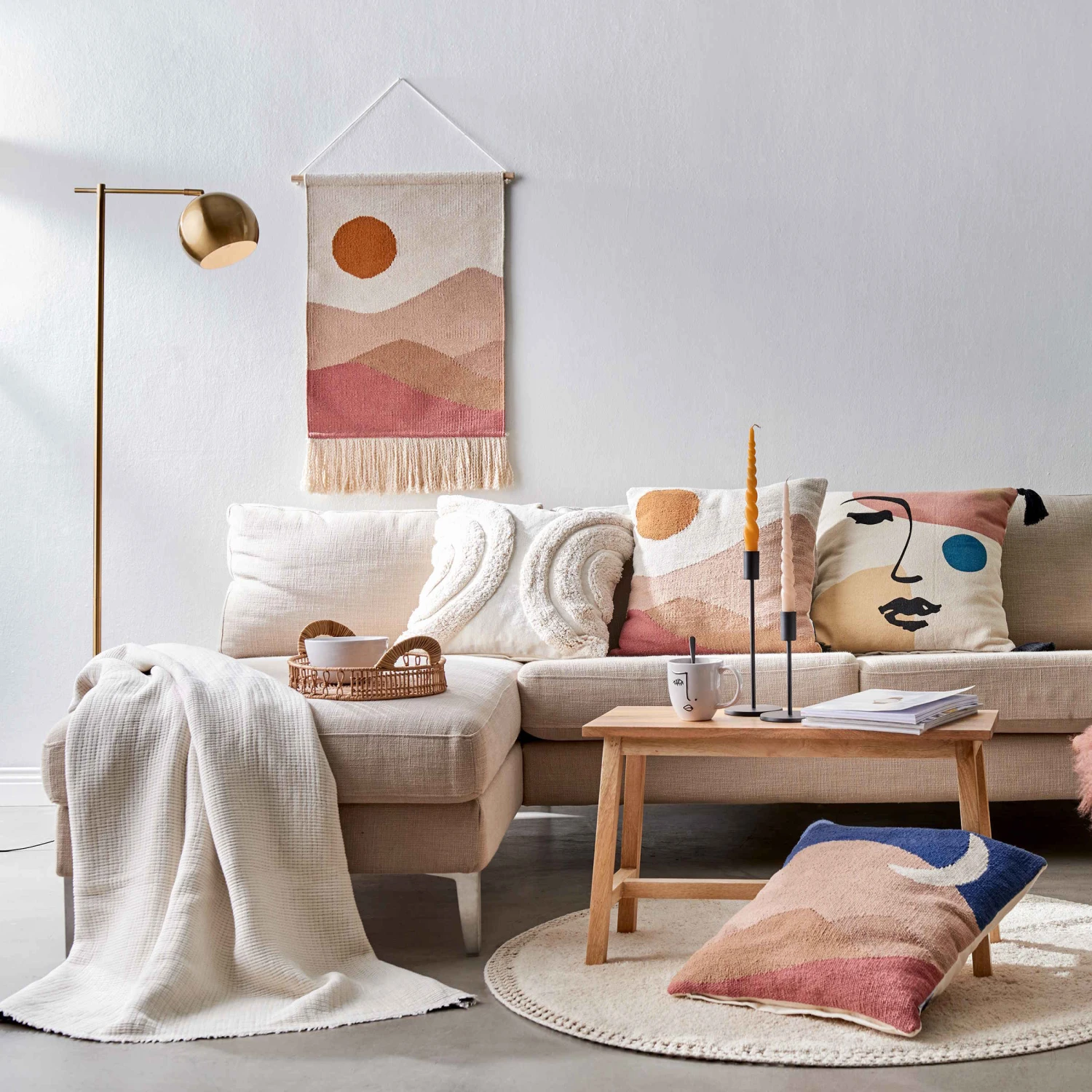 Kissen L 50 X B 50cm MOONSHINE In Bunt 6 Kissen L 50 X B 50cm MOONSHINE In Bunt – Bild 6