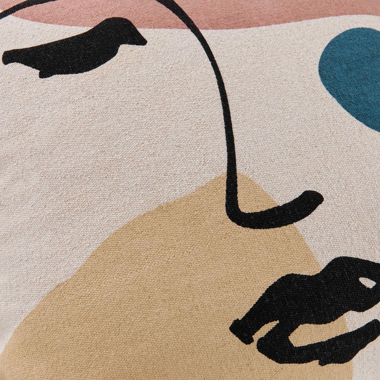 Kissen Line Art L 50 X B 50cm MOOD INDIGO In Bunt 5 Kissen Line Art L 50 X B 50cm MOOD INDIGO In Bunt – Bild 5