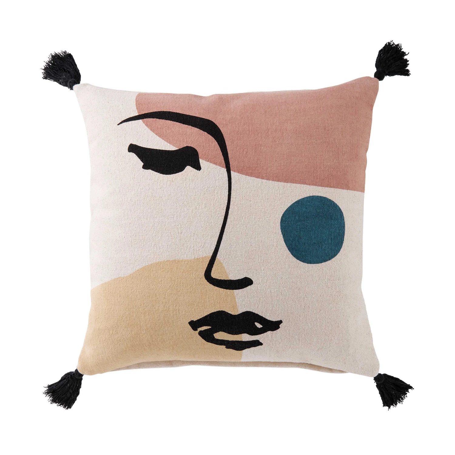 Kissen Line Art L 50 X B 50cm MOOD INDIGO In Bunt 1 Kissen Line Art L 50 X B 50cm MOOD INDIGO In Bunt