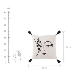 Kissen Line Art L 50 X B 50cm MUSE In Natur-Schwarz 8 Kissen Line Art L 50 X B 50cm MUSE In Natur-Schwarz -Butlers butlers kissen line art l 50 x b 50cm muse in natur schwarz 3