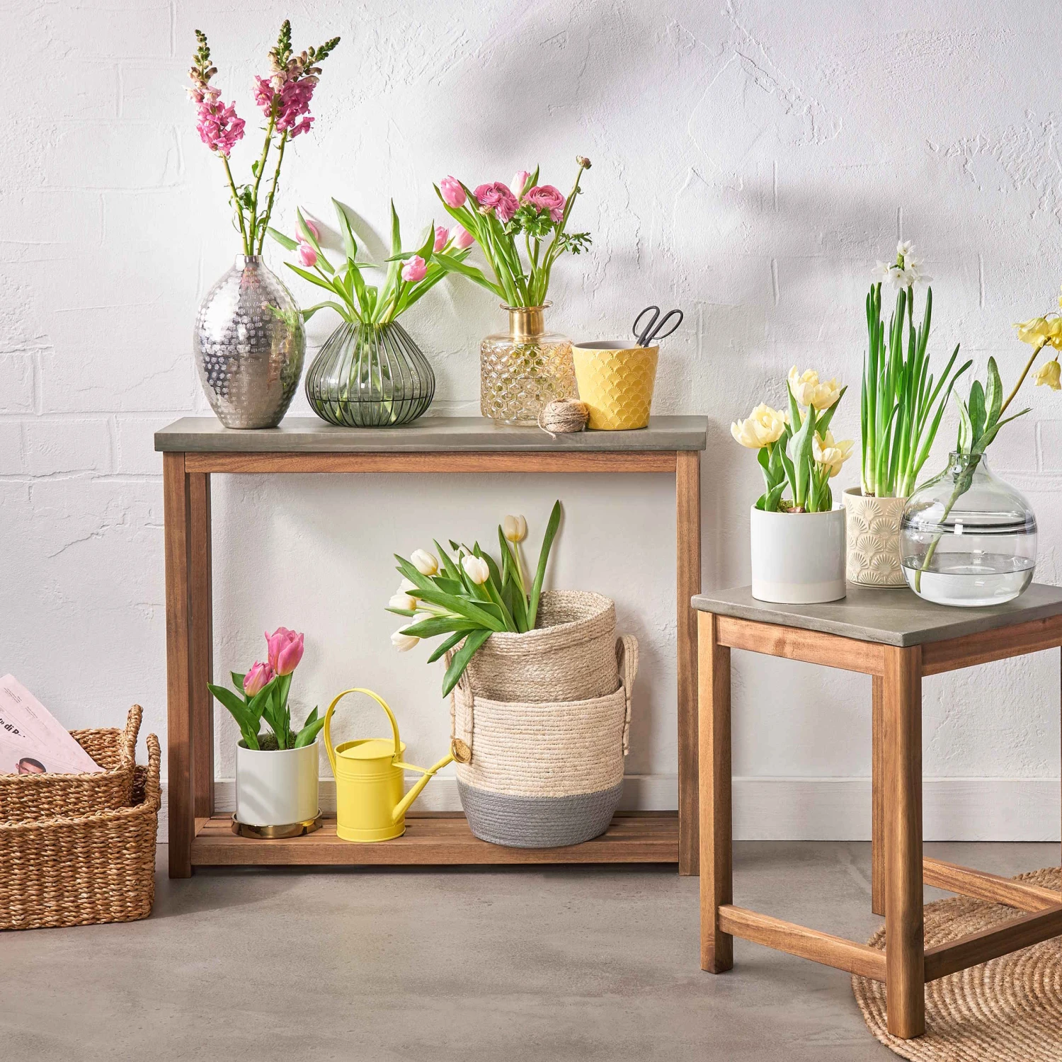 Konsole Mit Zementplatte CONCRETE In Natur-Grau 8 Konsole Mit Zementplatte CONCRETE In Natur-Grau – Bild 8