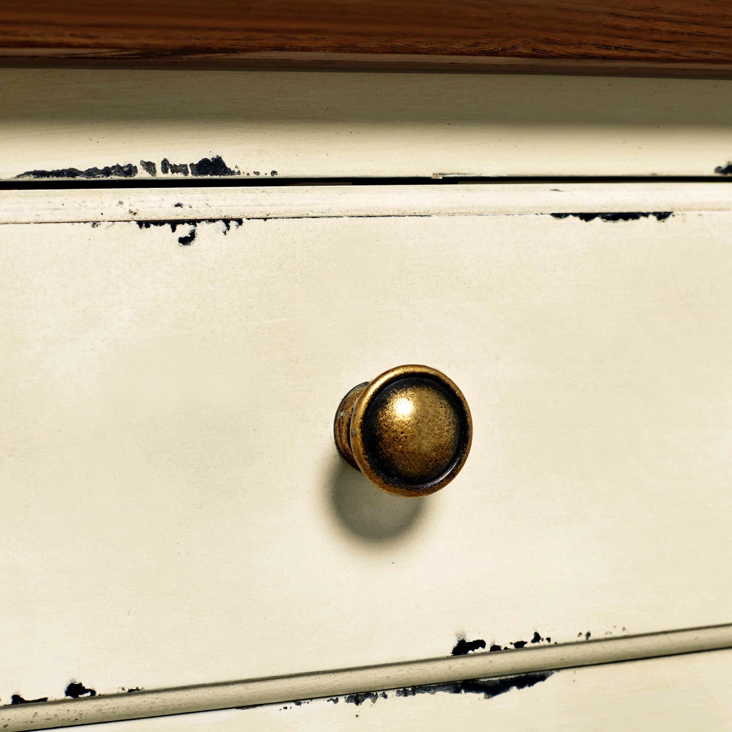 Konsolentisch Mit 3 Schubladen CABOTT COVE In Creme-Braun 12 Konsolentisch Mit 3 Schubladen CABOTT COVE In Creme-Braun – Bild 12