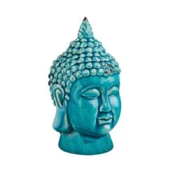 Kopf Höhe 23cm BUDDHA In Türkis 10 Kopf Höhe 23cm BUDDHA In Türkis -Butlers butlers kopf hohe 23cm buddha in turkis 3