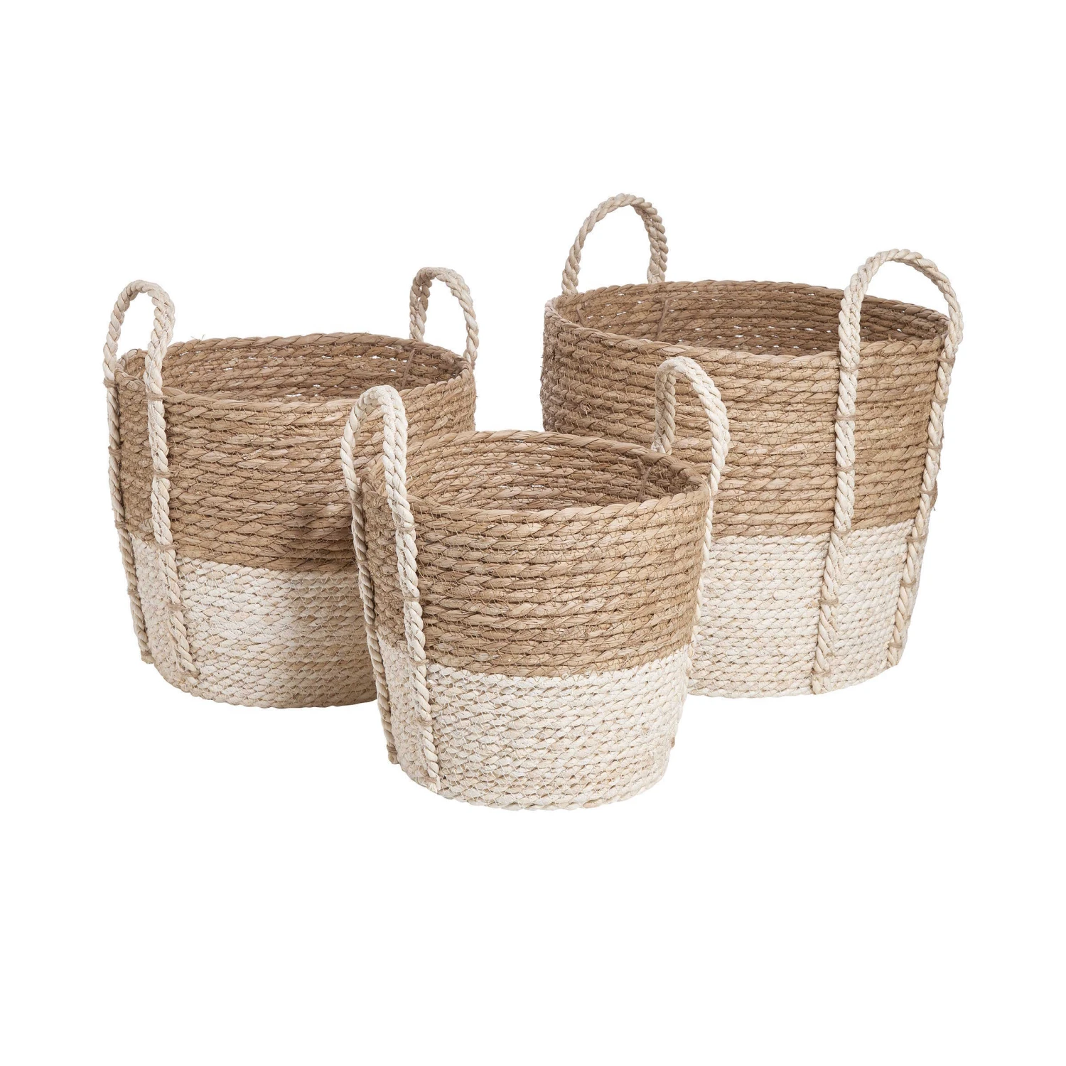 Korb Ø24cm BASIC BRAID In Natur 4 Korb Ø24cm BASIC BRAID In Natur – Bild 4