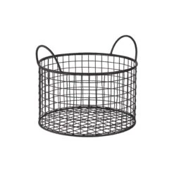 Korb Rund Ø22cm HOOP In Schwarz