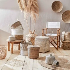 Korb Rund Ø35cm COTTON BRAID In Natur-Weiß 11 Korb Rund Ø35cm COTTON BRAID In Natur-Weiß -Butlers butlers korb rund o35cm cotton braid in natur weiss 5