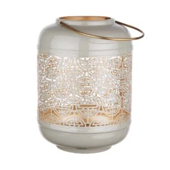 Laterne Höhe 26cm ZEN In Grau