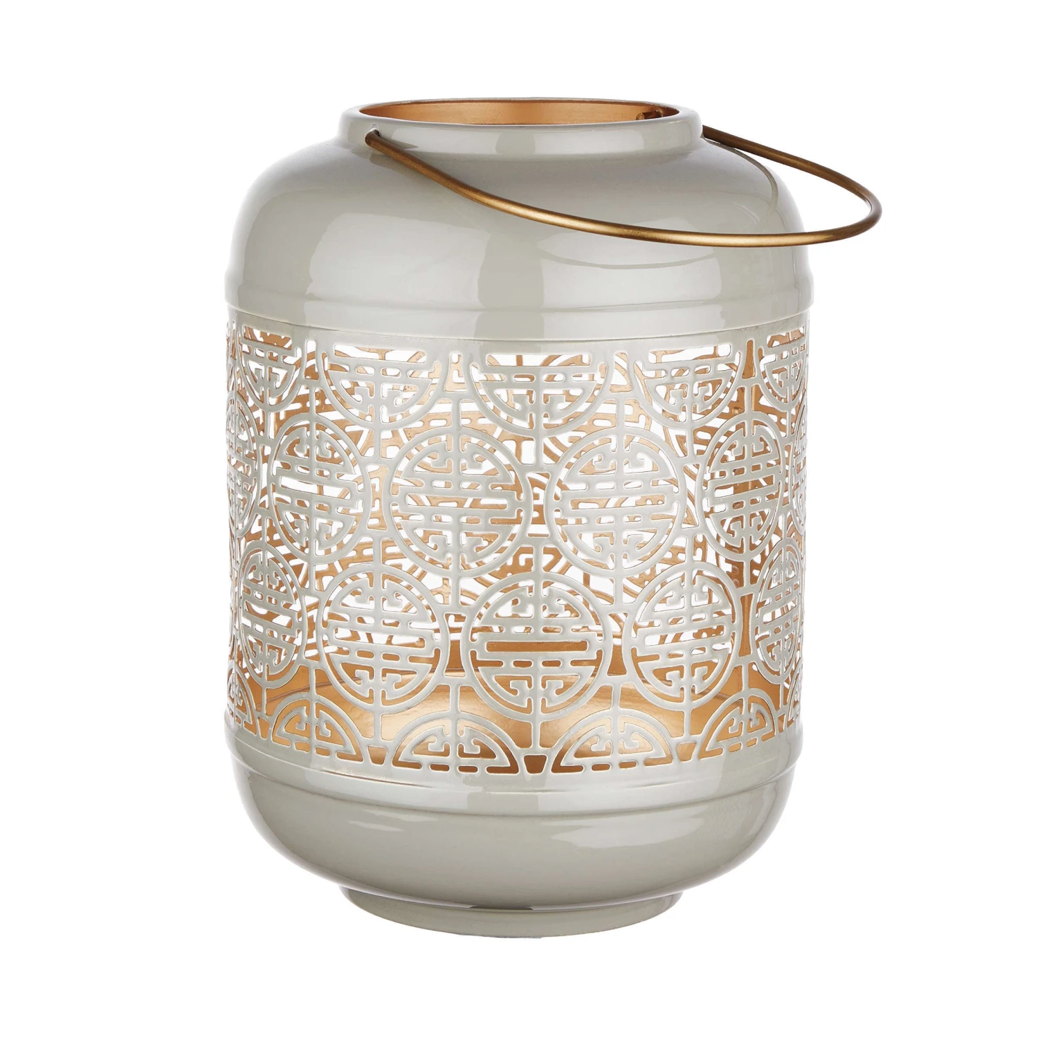 Laterne Höhe 26cm ZEN In Grau 1 Laterne Höhe 26cm ZEN In Grau