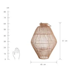 Laterne Höhe 61cm BALI NIGHTS In Natur 8 Laterne Höhe 61cm BALI NIGHTS In Natur -Butlers butlers laterne hohe 61cm bali nights in natur 3