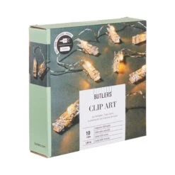 LED-Klammern 10 Lichter Mit USB-Batteriefach CLIP ART In Transparent 11 LED-Klammern 10 Lichter Mit USB-Batteriefach CLIP ART In Transparent -Butlers butlers led klammern 10 lichter mit usb batteriefach clip art in transparent 2