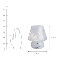 LED Leuchte Höhe 21cm MISS MARBLE In Hellblau 11 LED Leuchte Höhe 21cm MISS MARBLE In Hellblau -Butlers butlers led leuchte hohe 21cm miss marble in hellblau 4