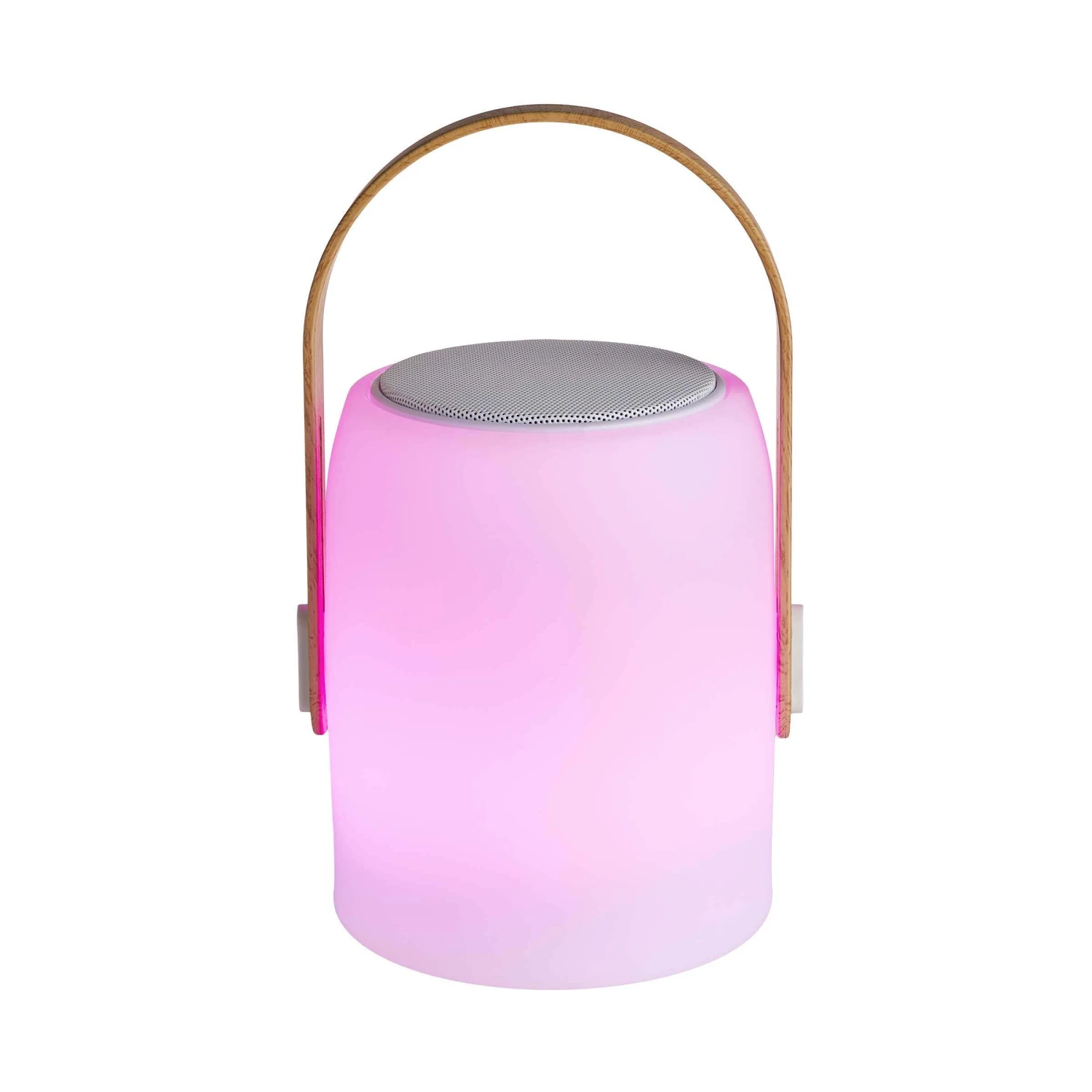 LED Leuchte Mit Bluetooth® Und Farbwechsel SOUND LOUNGE In Weiß-Hellbraun 10 LED Leuchte Mit Bluetooth® Und Farbwechsel SOUND LOUNGE In Weiß-Hellbraun – Bild 10