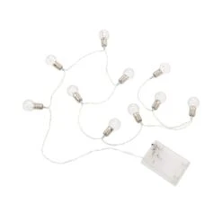 LED-Lichterkette 10 Mini-Glühbirnenlichter Mit USB-Batteriefach MINI BULBS In Transparent