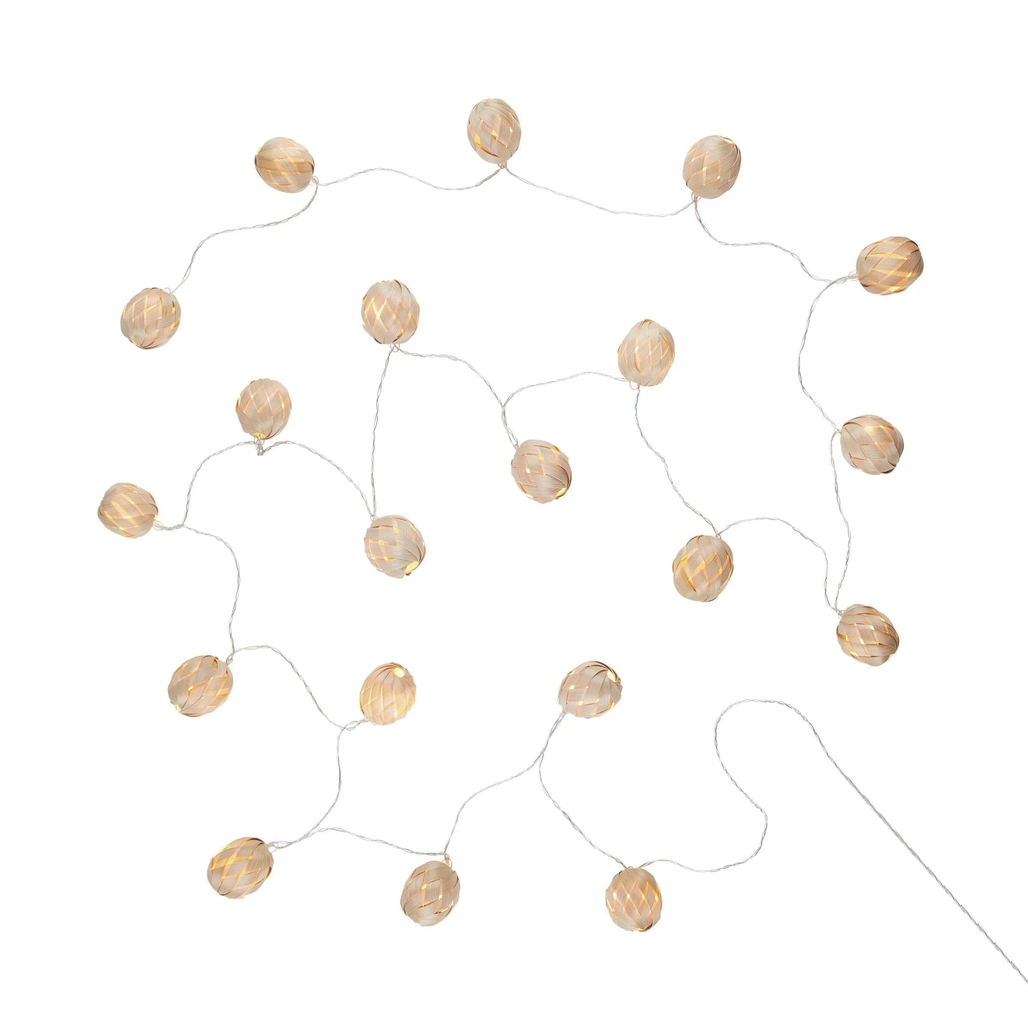 LED-Lichterkette 20 Bambuslichter Mit USB-Batteriefach BONDI LIGHTS In Natur 4 LED-Lichterkette 20 Bambuslichter Mit USB-Batteriefach BONDI LIGHTS In Natur – Bild 4