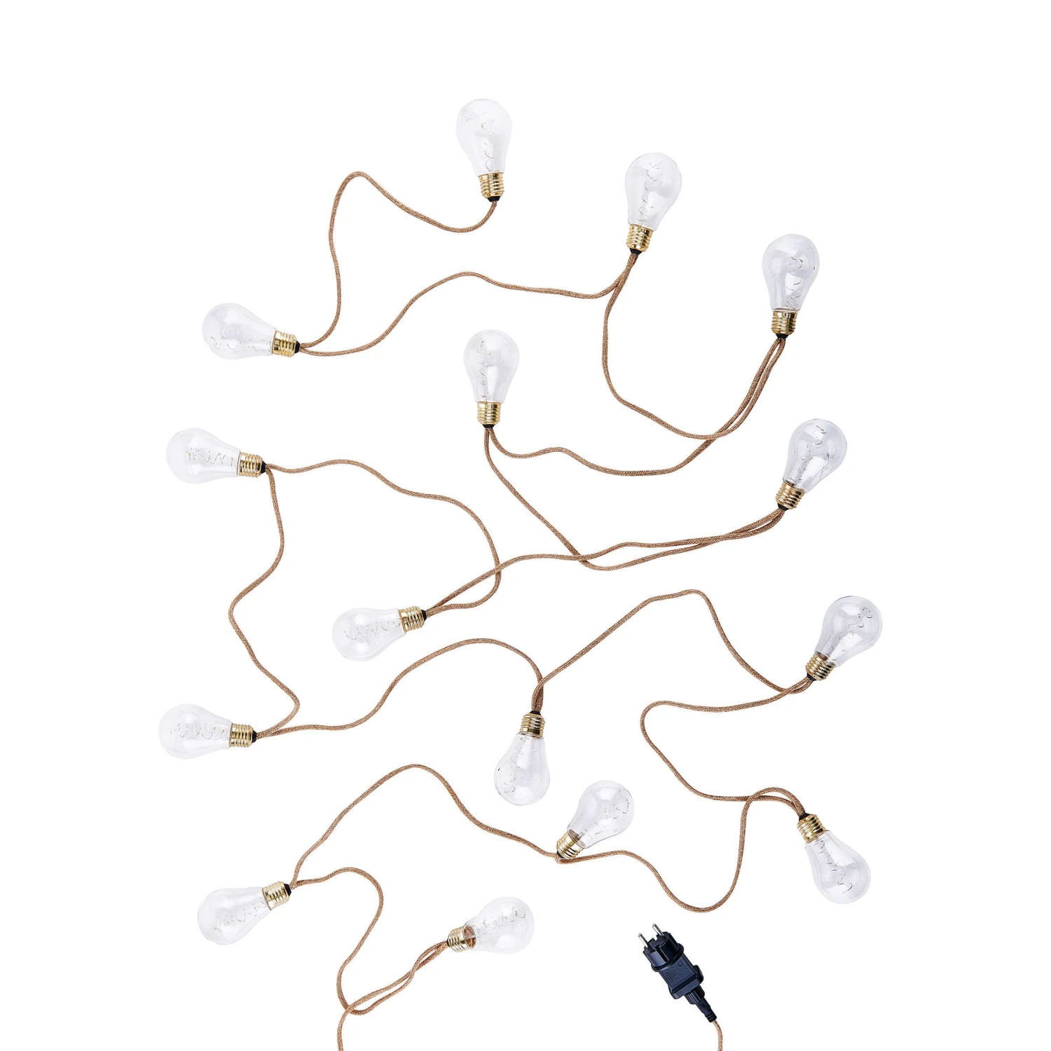 LED Lichterkette Mit Naturseil 15 Lichter Und Stecker BULB LIGHTS In Natur 1 LED Lichterkette Mit Naturseil 15 Lichter Und Stecker BULB LIGHTS In Natur
