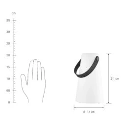 LED-Outdoor Lampe Mit 8-fachem Farbwechsel LIGHT UP In Weiß 8 LED-Outdoor Lampe Mit 8-fachem Farbwechsel LIGHT UP In Weiß -Butlers butlers led outdoor lampe mit 8 fachem farbwechsel light up in weiss 2