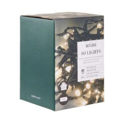 LED Outdoor Lichterkette 80 Lichter 80 LIGHTS In Schwarz 7 LED Outdoor Lichterkette 80 Lichter 80 LIGHTS In Schwarz -Butlers butlers led outdoor lichterkette 80 lichter 80 lights in schwarz 2