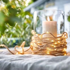 LED Outdoor-Lichterkette Naturseil 100 Lichter Mit Stecker FARMHOUSE In Natur 9 LED Outdoor-Lichterkette Naturseil 100 Lichter Mit Stecker FARMHOUSE In Natur -Butlers butlers led outdoor lichterkette naturseil 100 lichter mit stecker farmhouse in natur 4