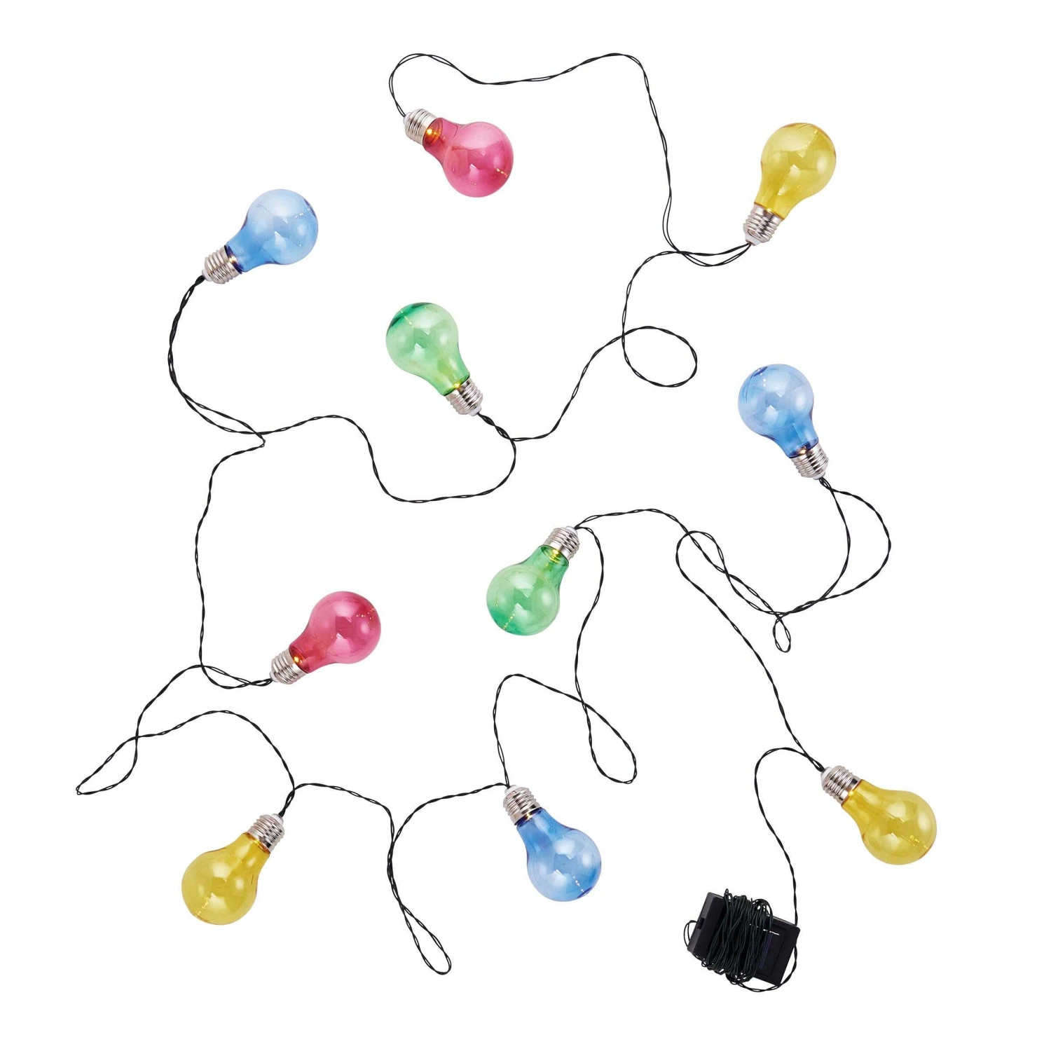 Lichterkette Solar Mit 10 Glühbirnen SUNLIGHT In Bunt 3 Lichterkette Solar Mit 10 Glühbirnen SUNLIGHT In Bunt – Bild 3