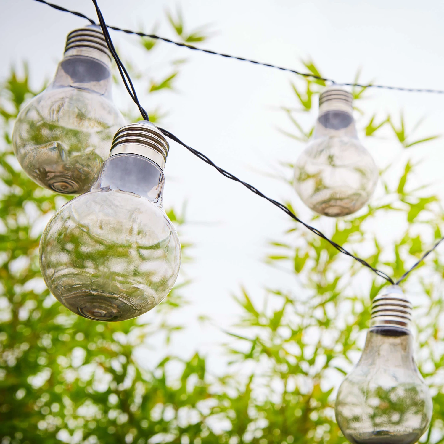 Lichterkette Solar Mit 10 Glühbirnen SUNLIGHT In Grau 2 Lichterkette Solar Mit 10 Glühbirnen SUNLIGHT In Grau – Bild 2