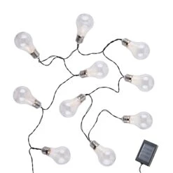 Lichterkette Solar Mit 10 Glühbirnen SUNLIGHT In Transparent 5 Lichterkette Solar Mit 10 Glühbirnen SUNLIGHT In Transparent -Butlers butlers lichterkette solar mit 10 gluhbirnen sunlight in transparent 2