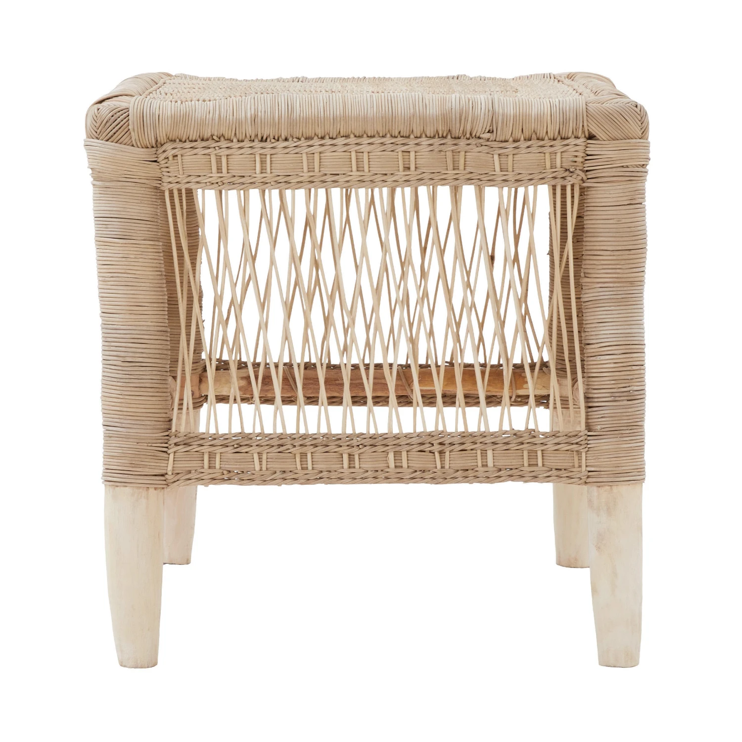 Malawi Hocker Handgeflochten BOHO LOUNGE In Natur 3 Malawi Hocker Handgeflochten BOHO LOUNGE In Natur – Bild 3