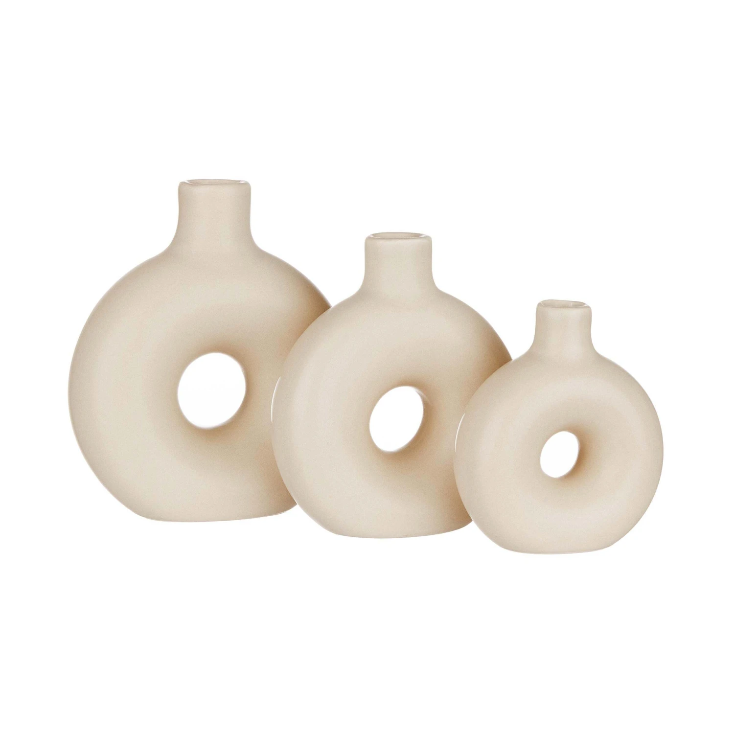 Mini Vase Höhe 10cm LOOPY In Beige 6 Mini Vase Höhe 10cm LOOPY In Beige – Bild 6