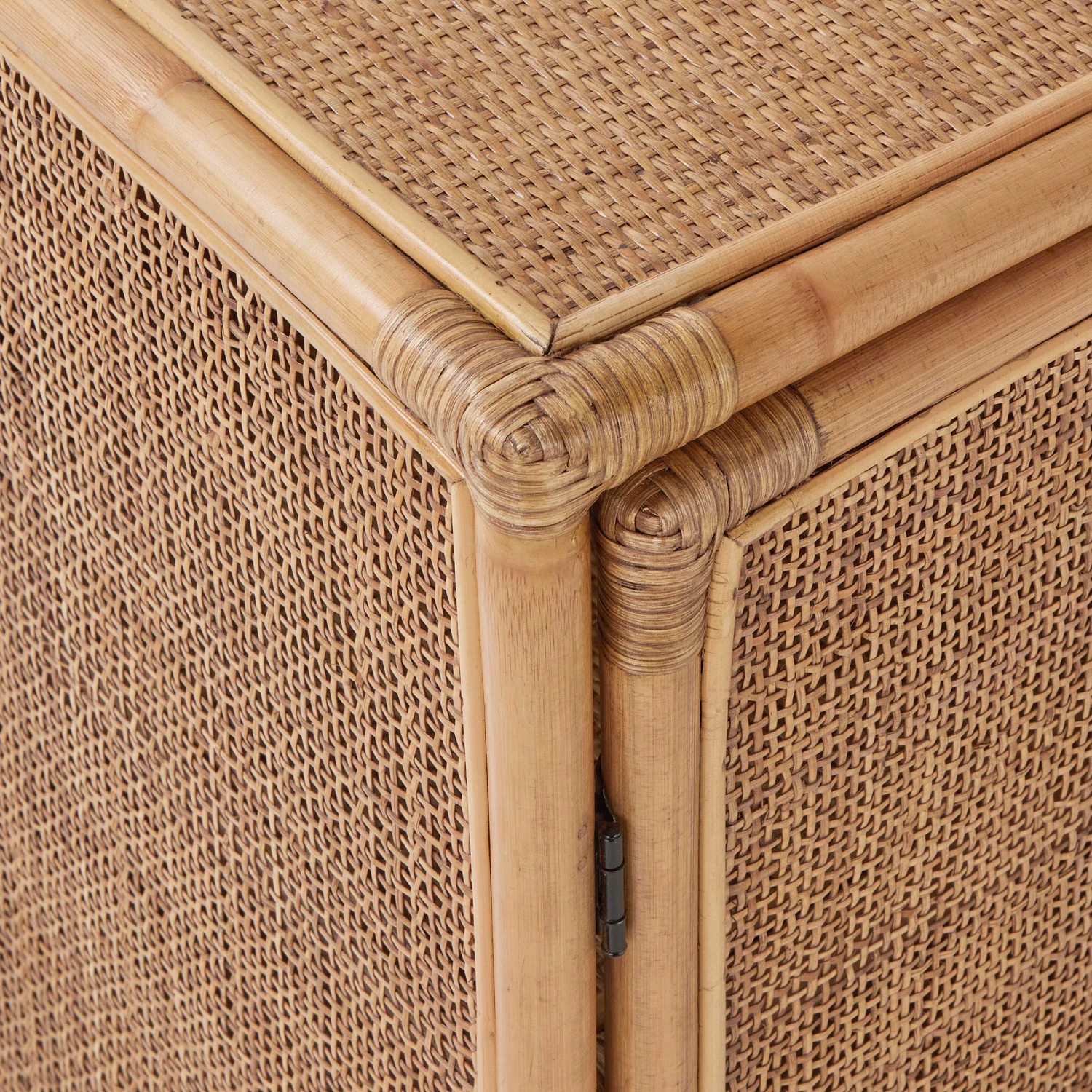 Nachttisch-Schränkchen Handgefertigt Aus Rattan BOHO LOUNGE In Natur 8 Nachttisch-Schränkchen Handgefertigt Aus Rattan BOHO LOUNGE In Natur – Bild 8