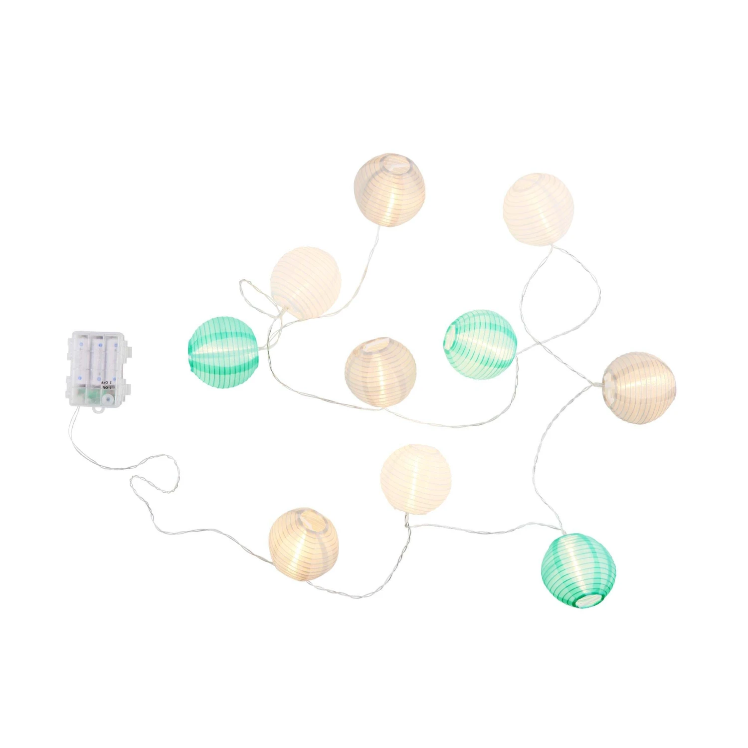 Outdoor Lichterkette 10 Lichter OPEN AIR In Grün 1 Outdoor Lichterkette 10 Lichter OPEN AIR In Grün