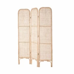 Paravent Aus Rattan L 120 X H 180cm BOHO LOUNGE In Natur