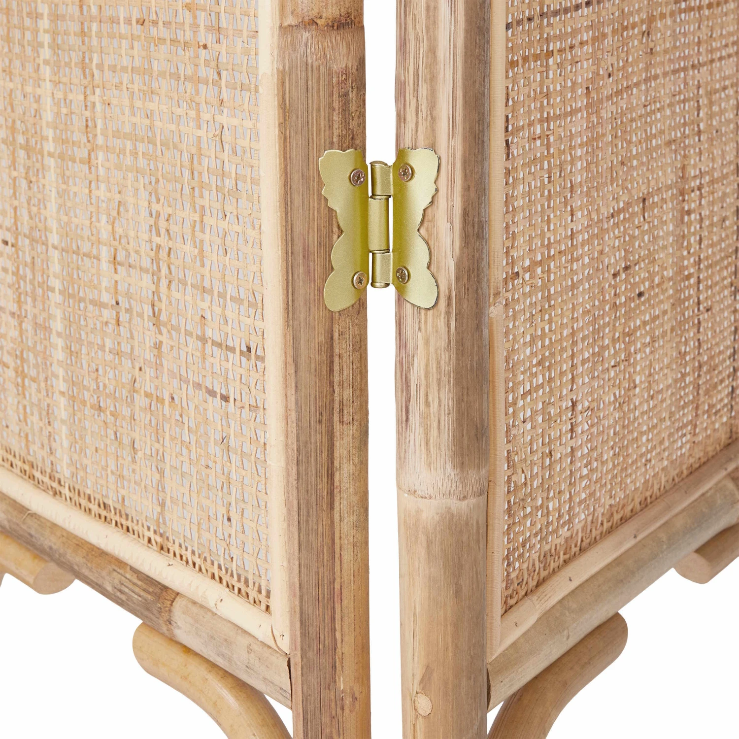 Paravent Aus Rattan L 120 X H 180cm BOHO LOUNGE In Natur 10 Paravent Aus Rattan L 120 X H 180cm BOHO LOUNGE In Natur – Bild 10