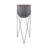 Pflanzentopf Mit Gestell Höhe 56cm PLANTA In Grau