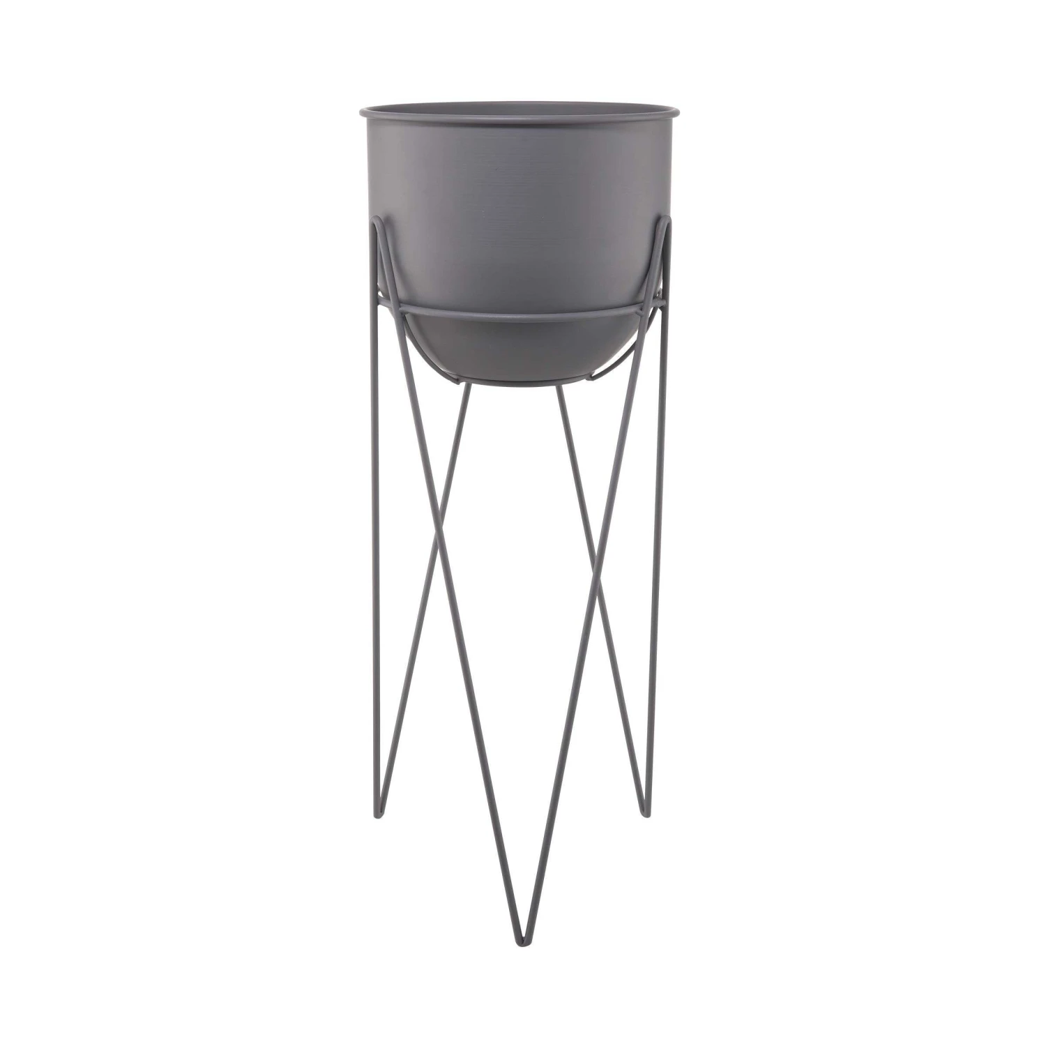 Pflanzentopf Mit Gestell Höhe 56cm PLANTA In Grau 1 Pflanzentopf Mit Gestell Höhe 56cm PLANTA In Grau