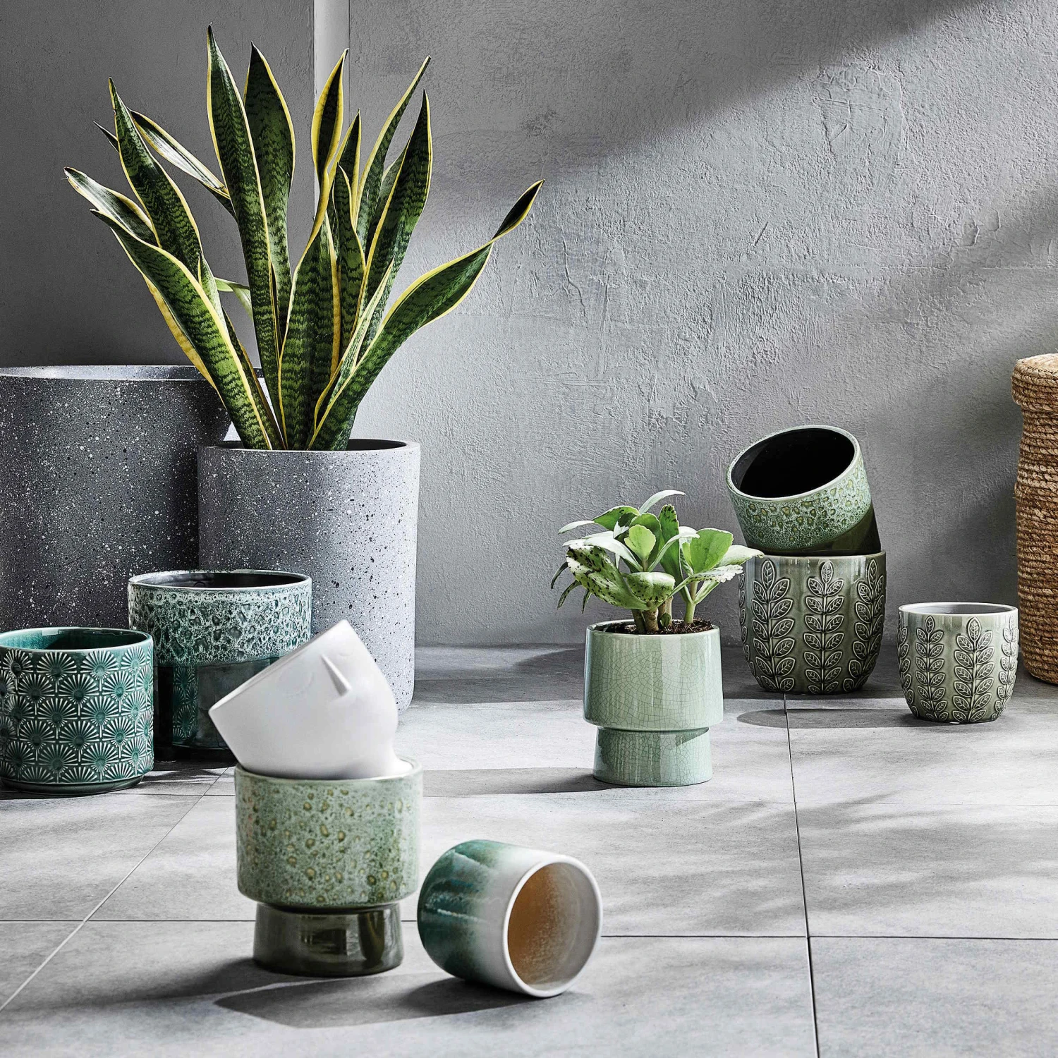 Pflanztopf Outdoor Höhe 49cm CONCRETE In Grau 2 Pflanztopf Outdoor Höhe 49cm CONCRETE In Grau – Bild 2