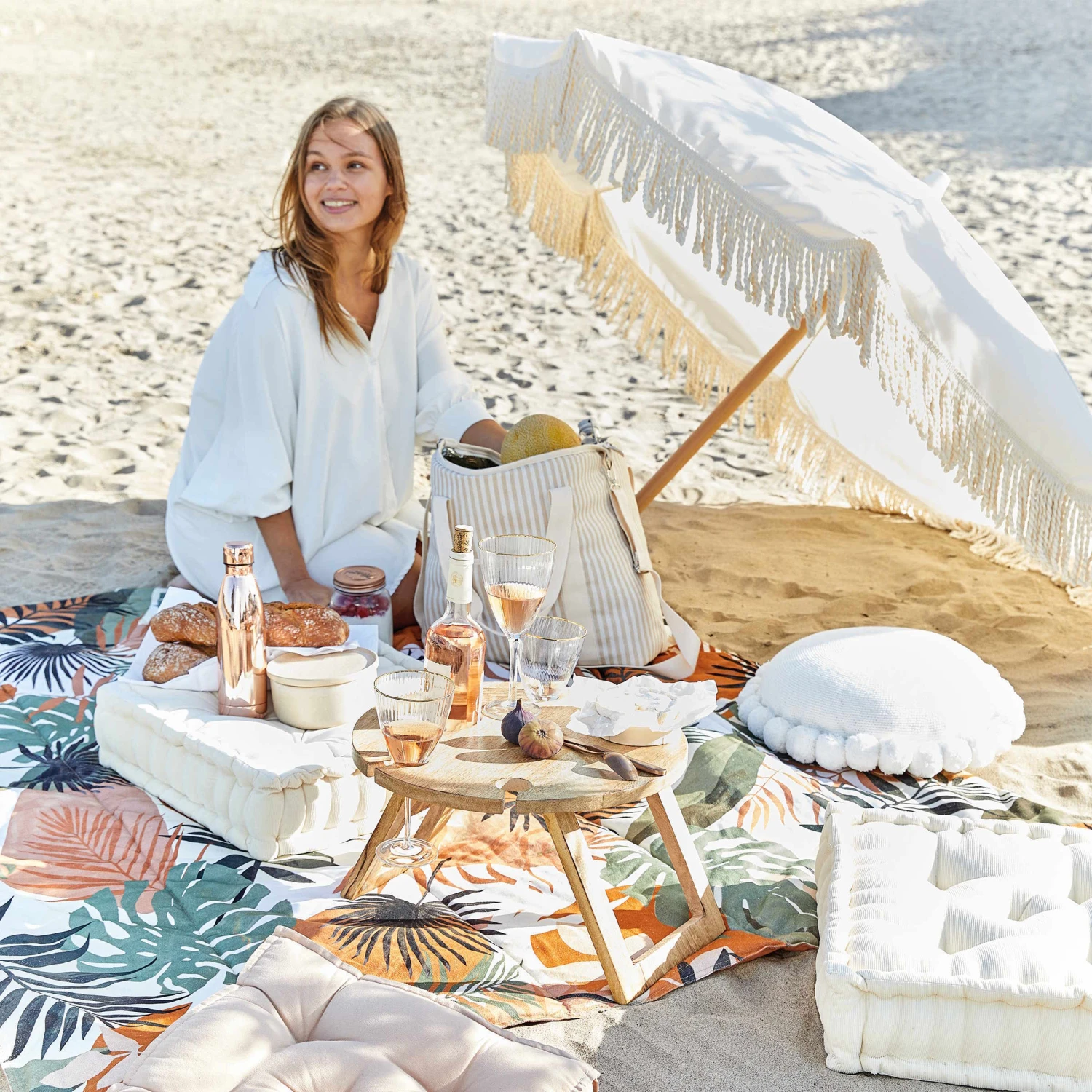 Picknickdecke L 175 X B 154cm PAREA In Bunt 2 Picknickdecke L 175 X B 154cm PAREA In Bunt – Bild 2