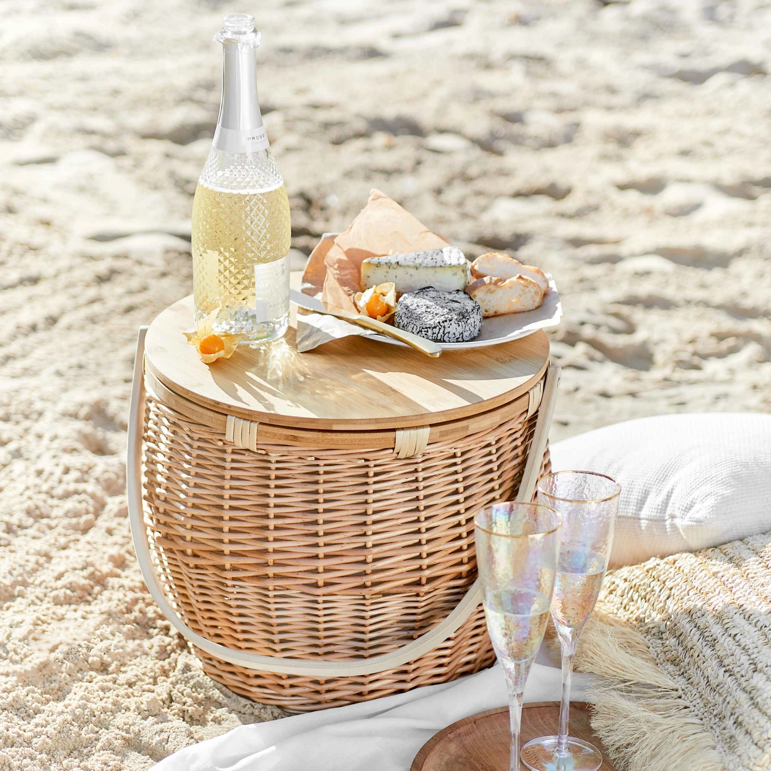 Picknickkorb Inkl. Isolierter Kühltasche THE GREAT OUTDOORS In Natur 2 Picknickkorb Inkl. Isolierter Kühltasche THE GREAT OUTDOORS In Natur – Bild 2