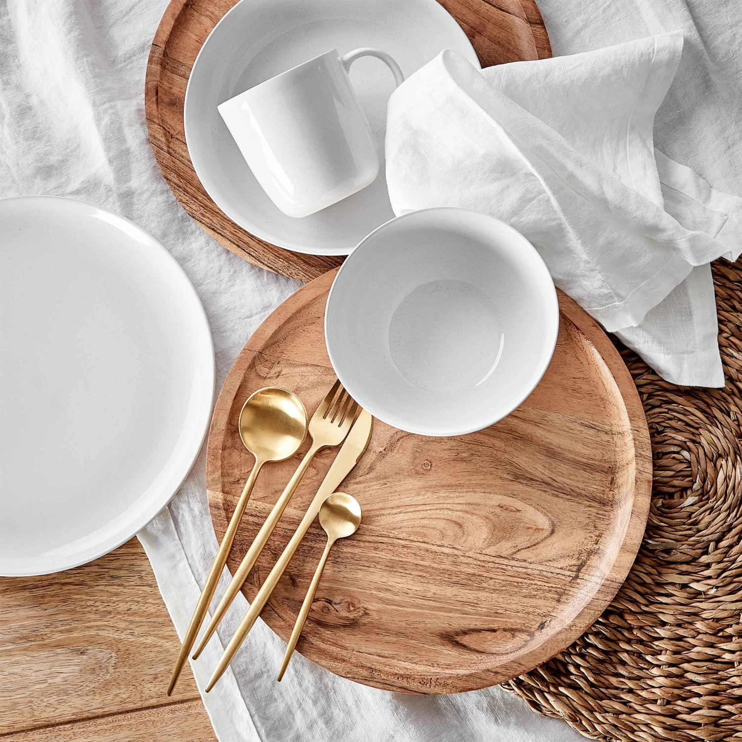 Platzteller Ø30cm ACACIA In Braun 2 Platzteller Ø30cm ACACIA In Braun – Bild 2