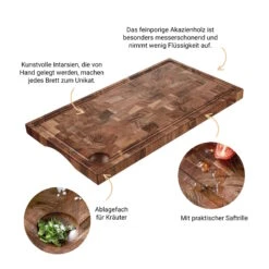 Schneidebrett Mit Saftrille Und Intarsien L 50 X B 27cm ACACIA In Braun 13 Schneidebrett Mit Saftrille Und Intarsien L 50 X B 27cm ACACIA In Braun -Butlers butlers schneidebrett mit saftrille und intarsien l 50 x b 27cm acacia in braun 2
