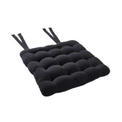 Stuhlkissen Mit Bändchen L 35 X B 37cm SOLID In Schwarz 7 Stuhlkissen Mit Bändchen L 35 X B 37cm SOLID In Schwarz -Butlers butlers stuhlkissen mit bandchen l 35 x b 37cm solid in schwarz 3