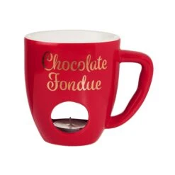 Tasse Mit 2 Gabeln CHOCOLATE FONDUE In Rot 9 Tasse Mit 2 Gabeln CHOCOLATE FONDUE In Rot -Butlers butlers tasse mit 2 gabeln chocolate fondue in rot 3