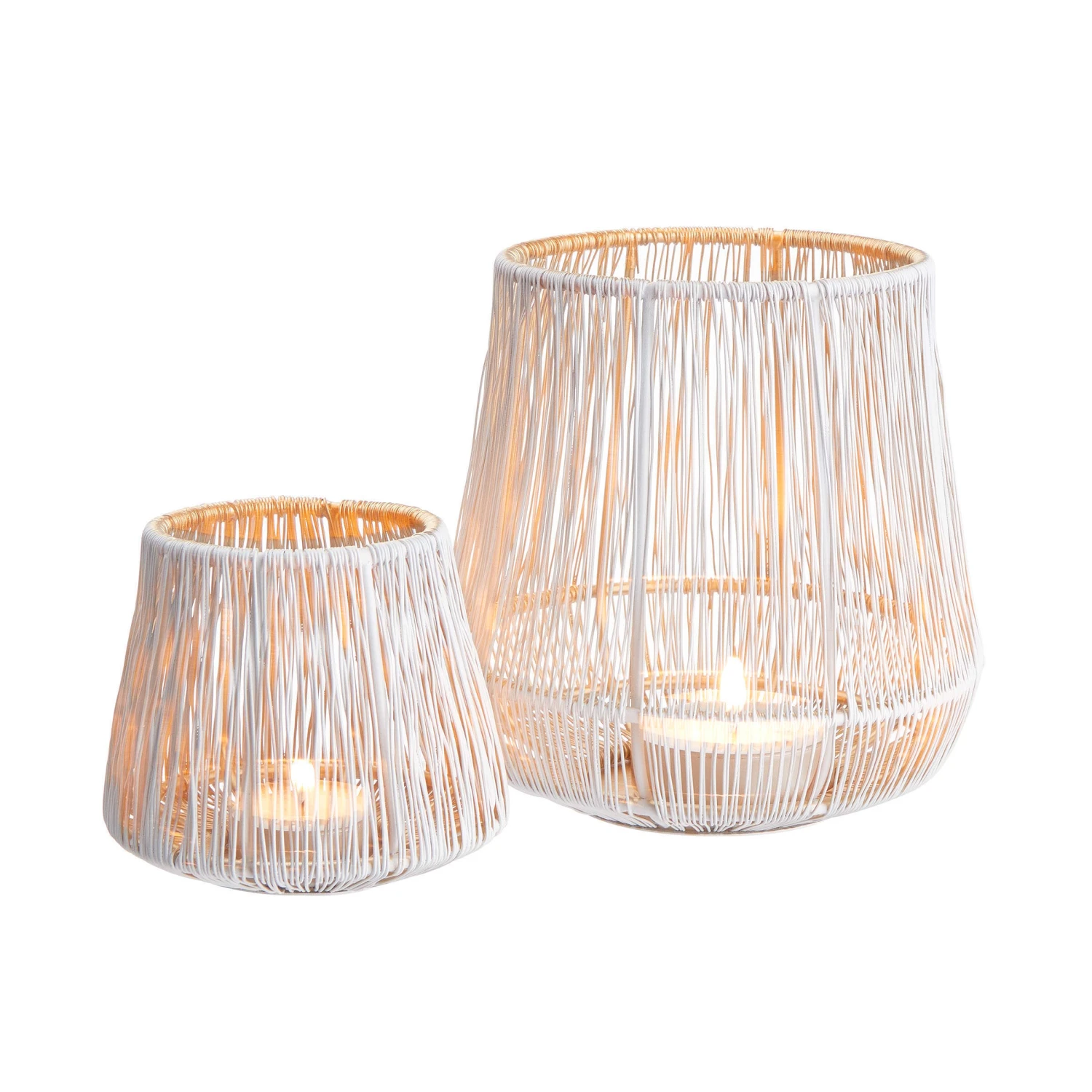 Teelichthalter Höhe 9cm YOKO In Weiß 5 Teelichthalter Höhe 9cm YOKO In Weiß – Bild 5