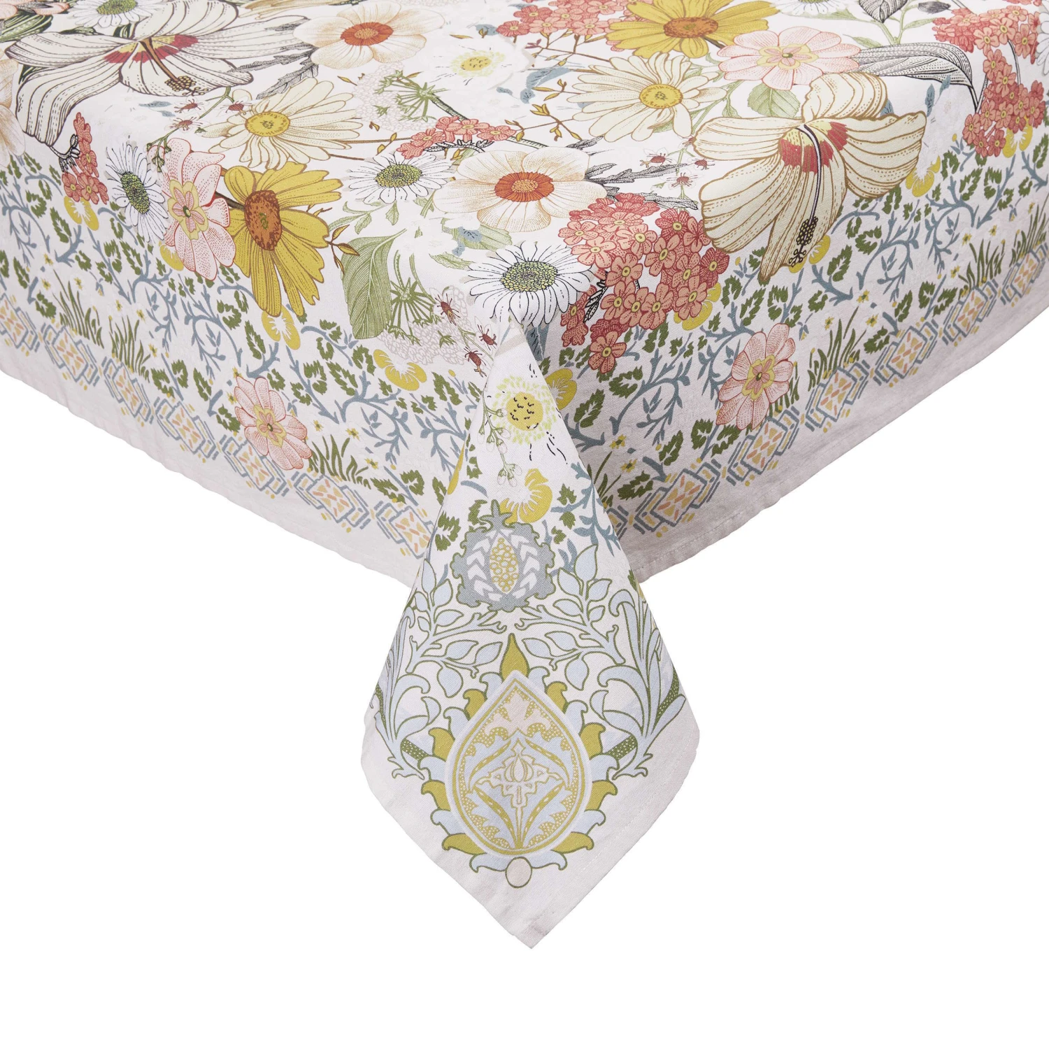 Tischdecke L 300 X B 160cm Beige HIPPIE TRAIL In Bunt 1 Tischdecke L 300 X B 160cm Beige HIPPIE TRAIL In Bunt