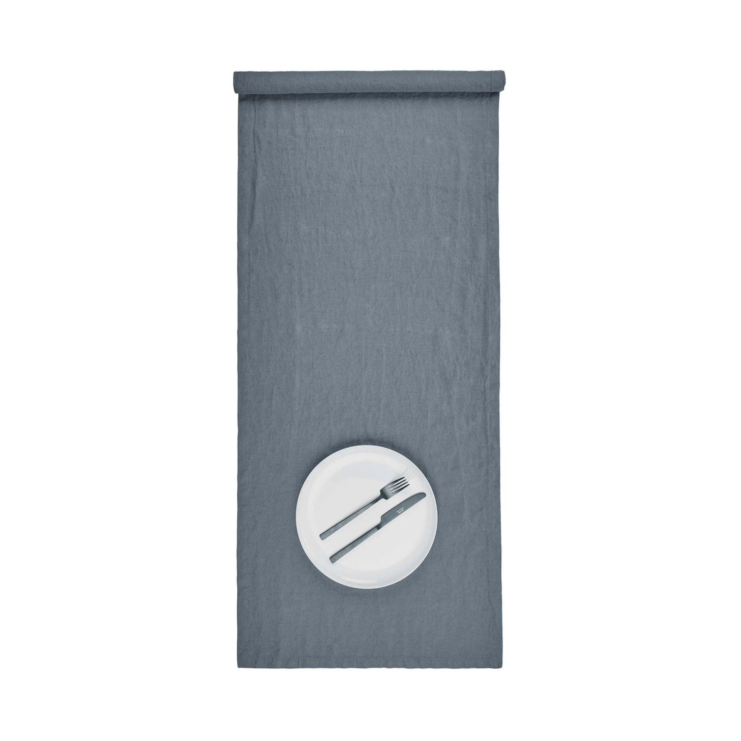 Tischläufer L 160 X B 50cm RIGA In Blau 1 Tischläufer L 160 X B 50cm RIGA In Blau