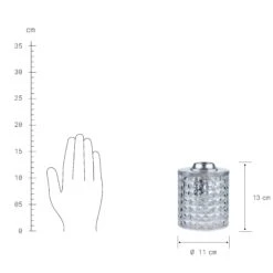 Tischleuchte Glas Ø11cm STILO In Transparent 7 Tischleuchte Glas Ø11cm STILO In Transparent -Butlers butlers tischleuchte glas o11cm stilo in transparent 2