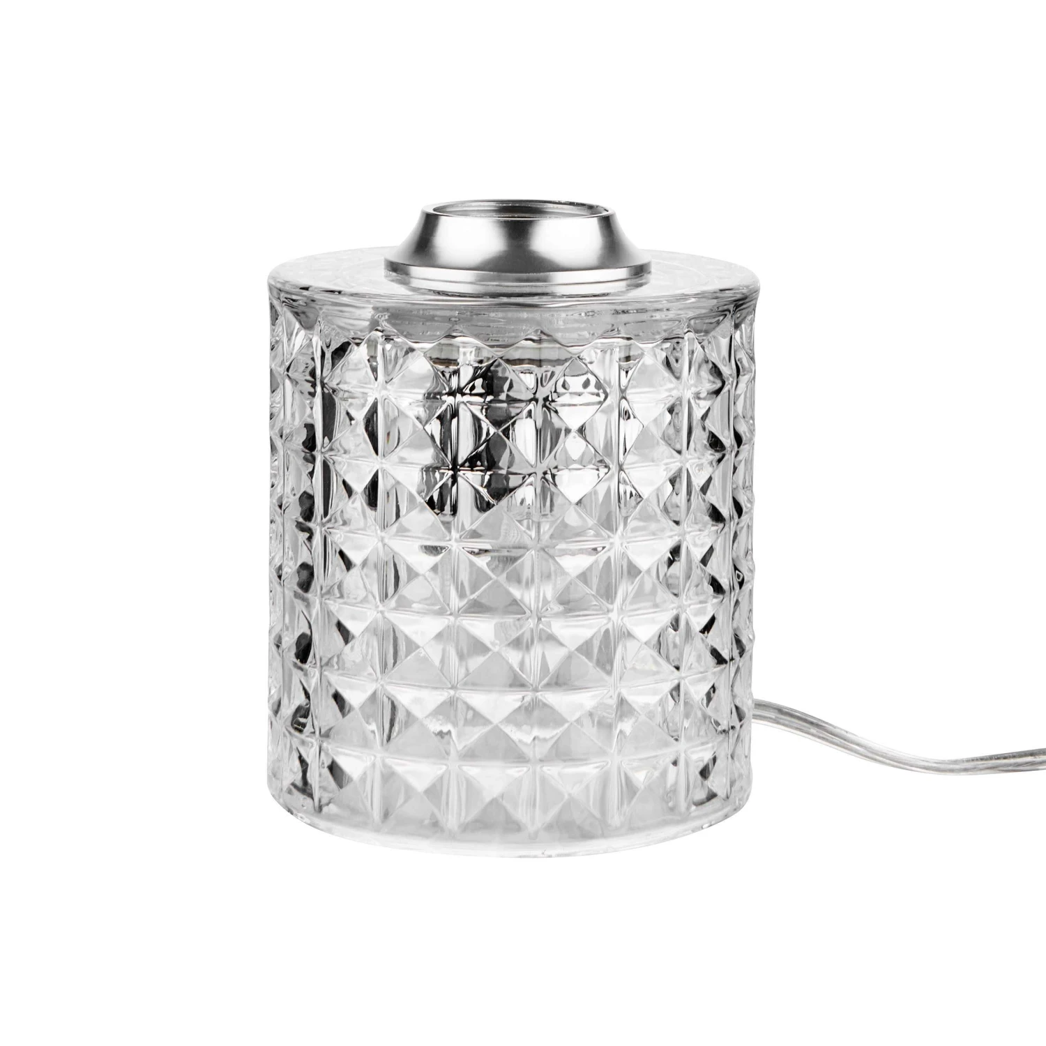 Tischleuchte Glas Ø11cm STILO In Transparent 4 Tischleuchte Glas Ø11cm STILO In Transparent – Bild 4