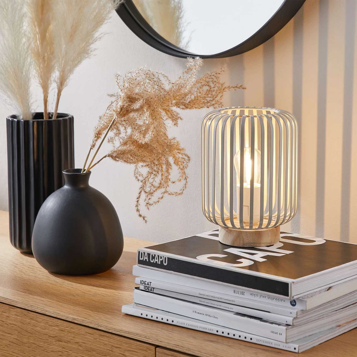 Vase Höhe 16cm MIO In Schwarz 5 Vase Höhe 16cm MIO In Schwarz – Bild 5