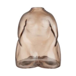 Vase Höhe 19cm BODY LANGUAGE In Hellbraun -Butlers butlers vase hohe 19cm body language in hellbraun 2