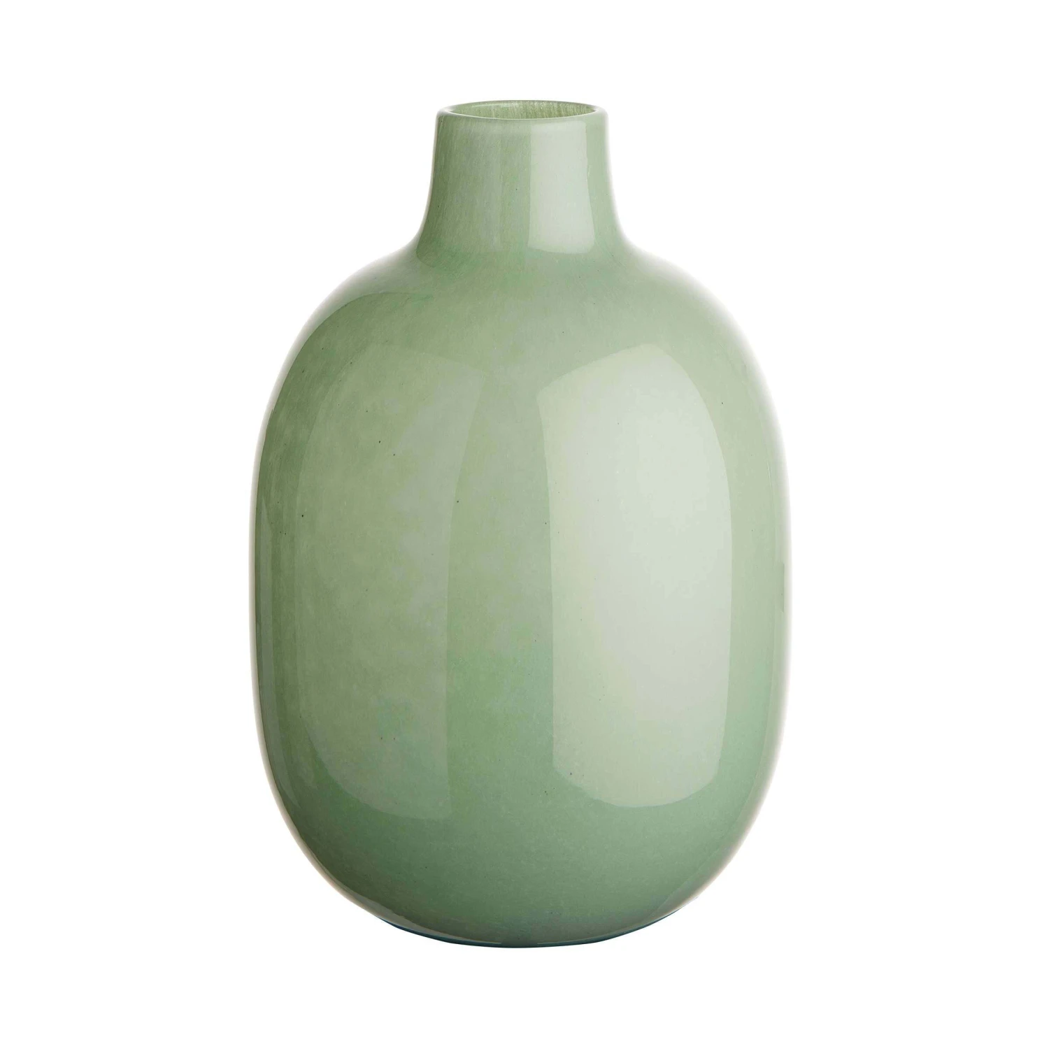 Vase Höhe 25cm JADE In Pastellgrün 1 Vase Höhe 25cm JADE In Pastellgrün