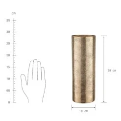 Vase Höhe 28cm AUREO In Gold 9 Vase Höhe 28cm AUREO In Gold -Butlers butlers vase hohe 28cm aureo in gold 3