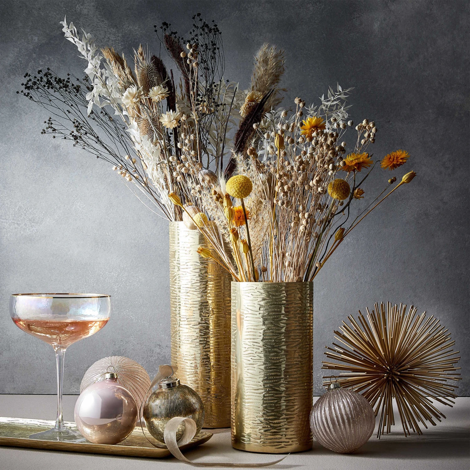 Vase Höhe 28cm AUREO In Gold 6 Vase Höhe 28cm AUREO In Gold – Bild 6